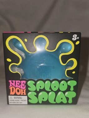 NeeDoh Sploot Splat, Novelty Fidget Toy, 1 Piece Blue New